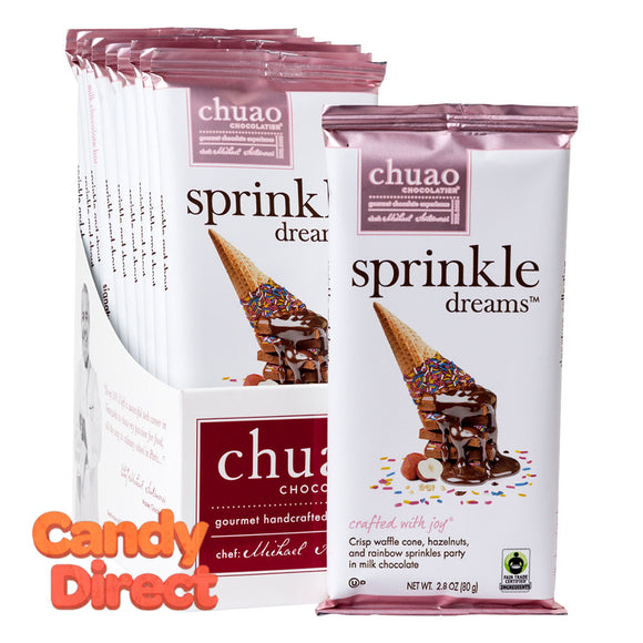 Chuao Dreams Sprinkle 2.8oz Bar - 12ct