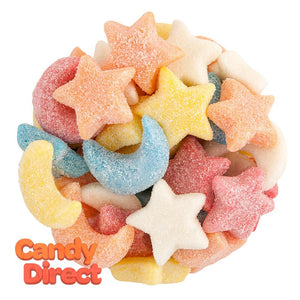 Gummy Glitter Sour Stars And Moons - 6.6lb
