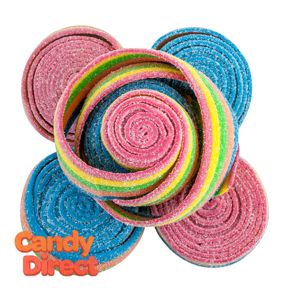 Clever Candy Rainbow Sour Rolled Belts - 6.6lbs