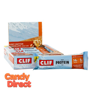 Clif Bars Peanut Butter Chocolate Whey Protein 1.98oz - 8ct