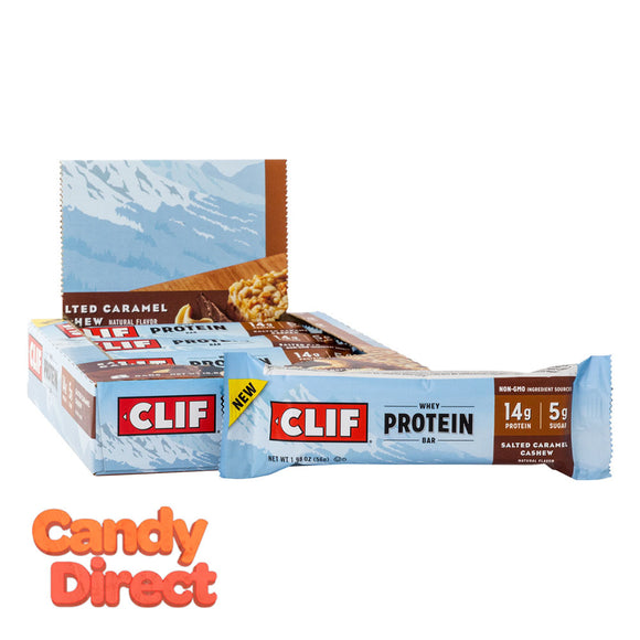 Clif Bars Salted Caramel Cashew Whey Protein 1.98oz - 8ct