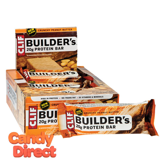 Clif Builder's Bars Crunchy Peanut Butter 2.4oz - 12ct
