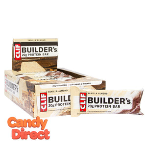 Clif Builder's Bars Vanilla Almond 2.4oz - 12ct