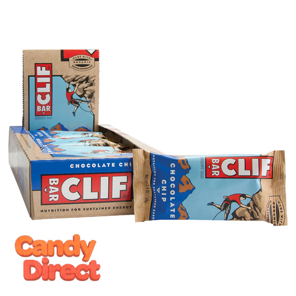 Clif Chocolate Chip Bars 2.4oz Bar - 12ct