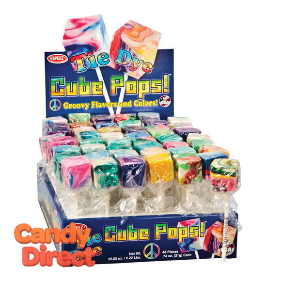 Cube Pops Tie Dye - 48ct