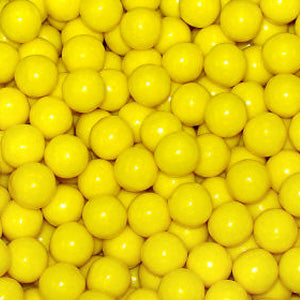 Yellow Bubble Gum Balls - 2lb