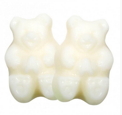 White Strawberry Banana Gummi Bears - 5lb