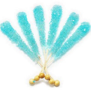 Cotton Candy Rock Candy Sticks - Unwrapped 120ct