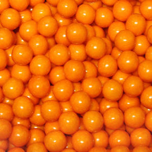 Orange Bubble Gum Balls - 2lb