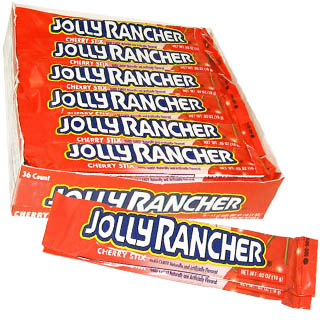 Cherry Jolly Rancher Sticks - 36ct