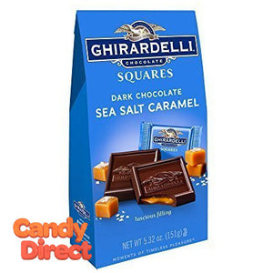 Dark and Sea Salt Caramel Ghirardelli Squares - 6ct Bags