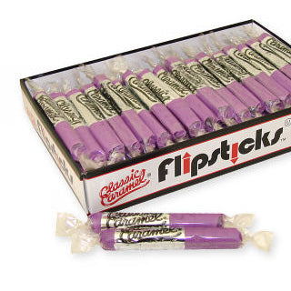 Grape Flipsticks Caramel Candy - 48ct