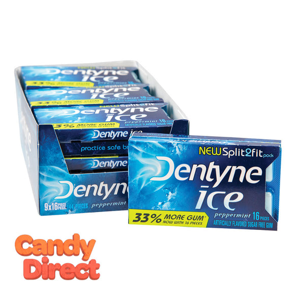 Dentyne Gum Ice Peppermint - 9ct
