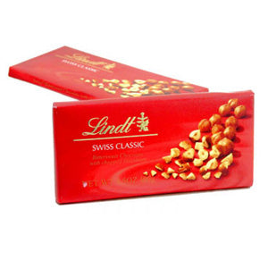 Lindt Swiss Classic Bar - Dark Chocolate with Hazelnut - 4.4 oz 12ct