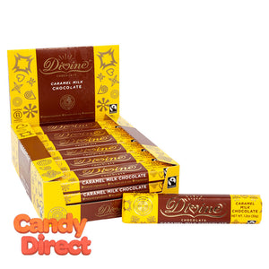 Divine Snack Bars Milk Chocolate Caramel 1.2oz - 18ct