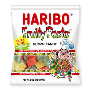 Haribo Sour Fruity Pasta - 12ct