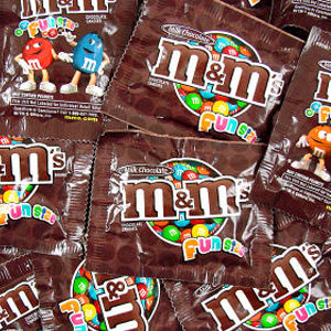 M&M Peanut Fun Size 5 LB Bag, Milk Chocolate