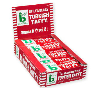 Strawberry Turkish Taffy by Bonomo - 24ct