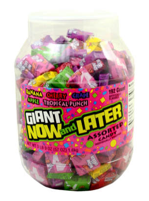 Now & Later - Assorted 192ct Tub