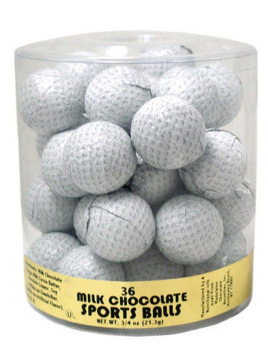Chocolate Golf Balls - 36ct Tub