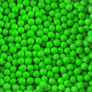 Lime Green Sixlets - Bulk 12lb