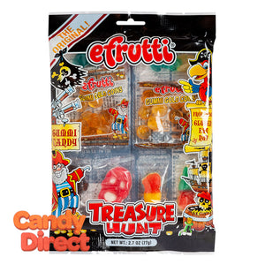 Efrutti Gummy Treasure Hunt 2.7oz Peg Bag - 12ct