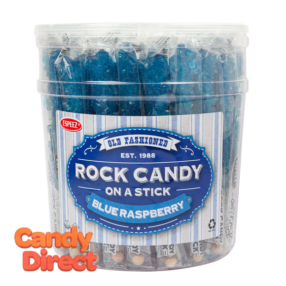 Espeez Blue Raspberry Sticks Tub Rock Candy 0.8oz - 36ct