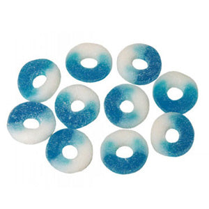 Blue Raspberry Gummi Rings - 4.5lb – CandyDirect.com