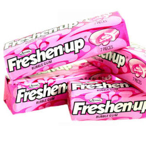 Freshen Up Gum - Bubble Gum 12ct