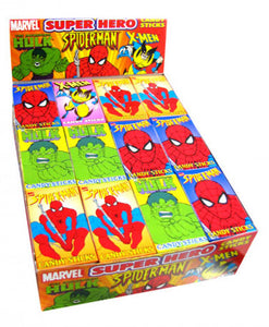 Super Heroes Candy Sticks - 48ct Box