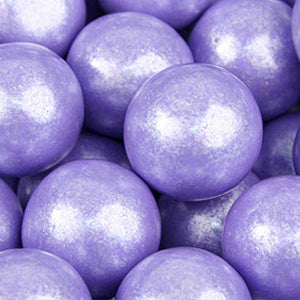 Lavender Shimmer Bubble Gum Balls - 2lb