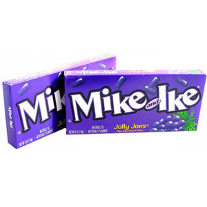 Mike & Ike Jolly Joe's Grape - Movie-Size 6oz