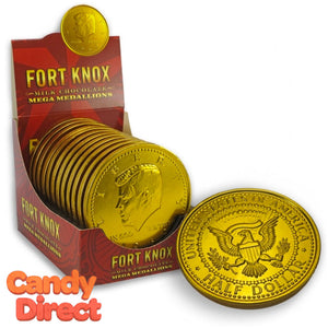 Fort Knox Mega Medallions Chocolates - 12ct