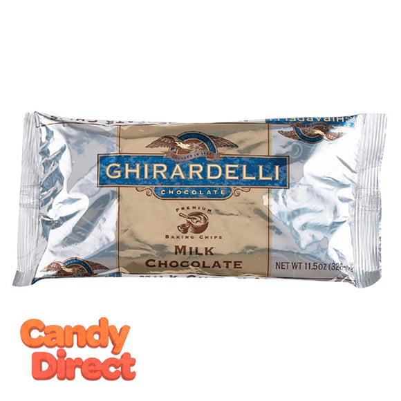 Ghirardelli Baking Chips Milk Chocolate 11.5oz Bag - 12ct