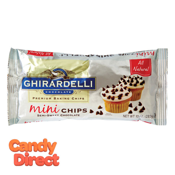 Ghirardelli Baking Chips Mini Semi-Sweet 10oz Bag - 12ct