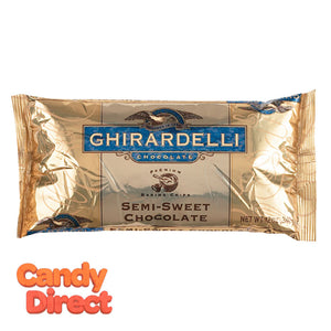 Ghirardelli Baking Chips Semi-Sweet 12oz Bag - 12ct