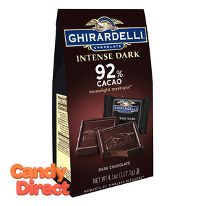 Ghirardelli Intense Dark Chocolate 92% Cocoa Moonlight Mystique 4.1oz Bag - 6ct