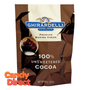 Ghirardelli Pouch 100% Unsweetened Baking Cocoa 8oz - 6ct