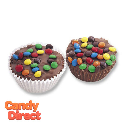 Giant Chocolate Cups with M&M's - 24ct