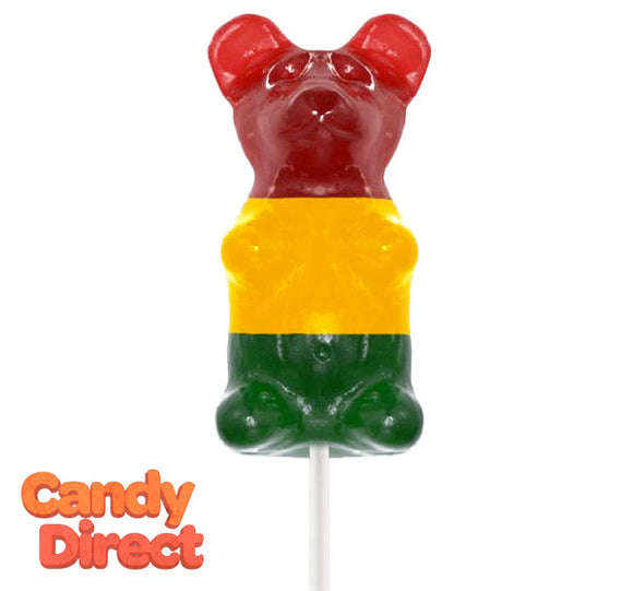 Giant Gummy Bears Classic on a Stick - 12ct