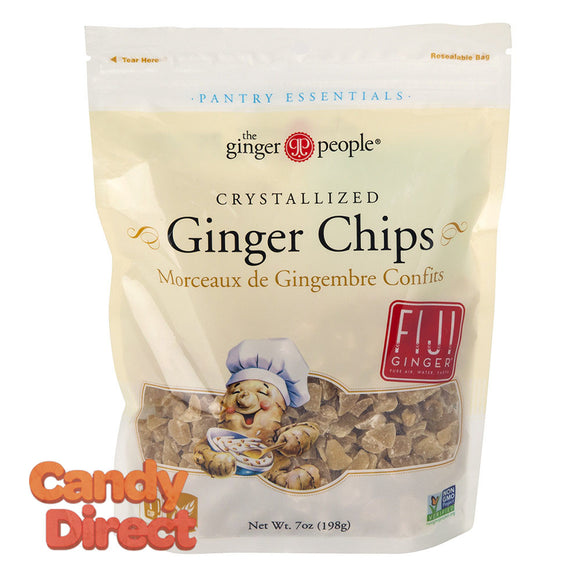 Ginger People Baking Chips Crystallized Ginger 7oz Pouch - 12ct