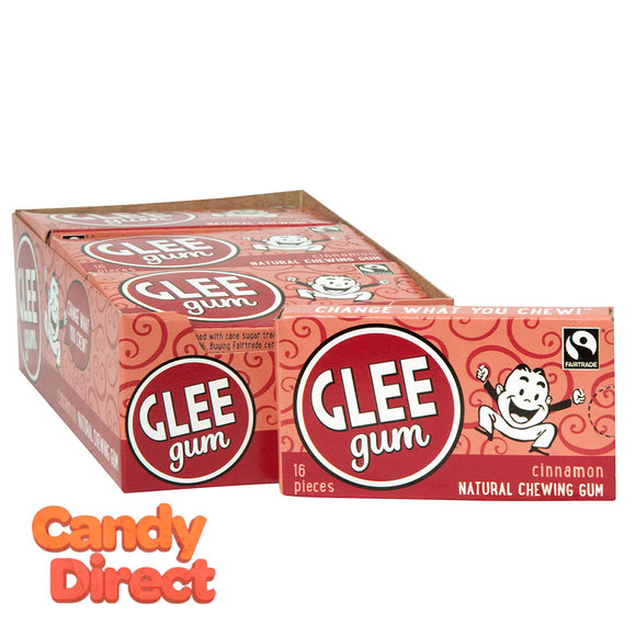 Glee Cinnamon Natural Chewing Gum - 12ct
