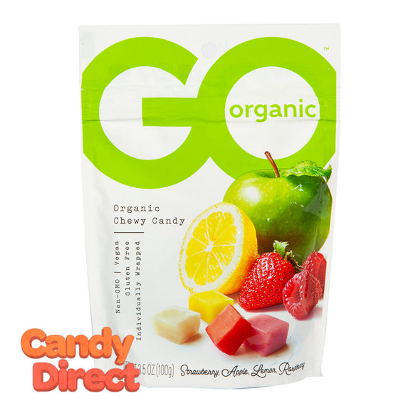 Go Assorted Fruit Chews Organic 3.5oz Pouch - 6ct