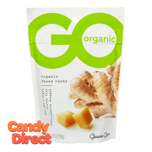 Go Ginger Chews Chewy Candy Organic 3.5oz Pouch - 6ct