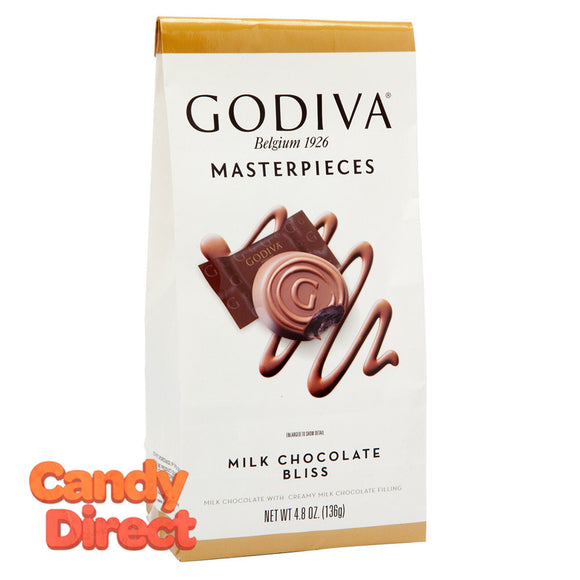 Godiva Masterpiece Milk Chocolate Bliss 4.8oz - 6ct