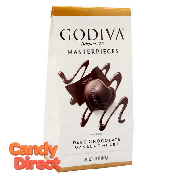 Godiva Masterpieces Dark Chocolate Ganache 4.9oz Bag - 6ct