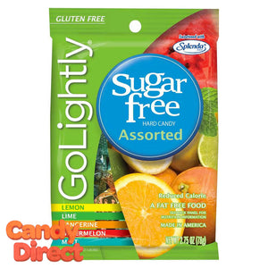 GoLightly Sugar Free Assorted Candy Bags - 12ct