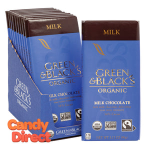 Green & Black Milk Chocolate Organic 3.17oz - 10ct