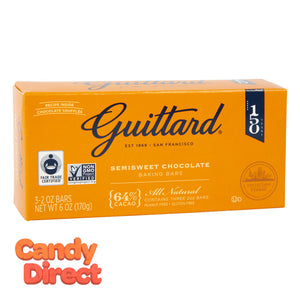 Guittard Baking Bar Semi Sweet Chocolate 6oz Box - 12ct