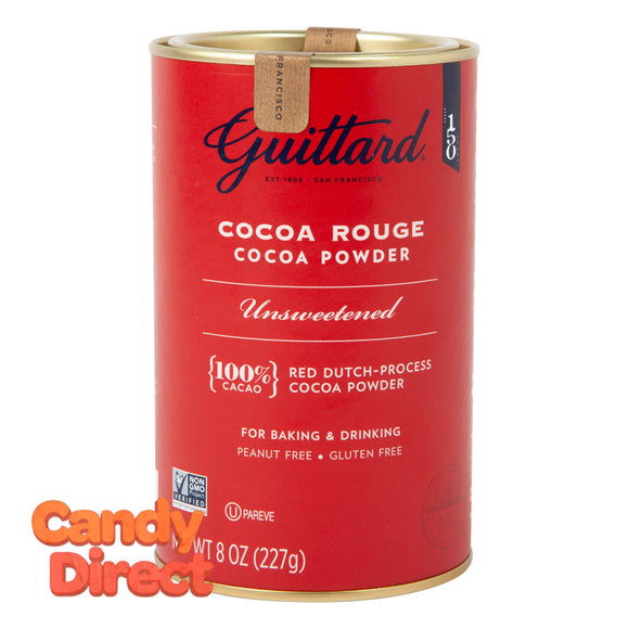 Guittard Cocoa Rouge Tin Unsweetened - 6ct